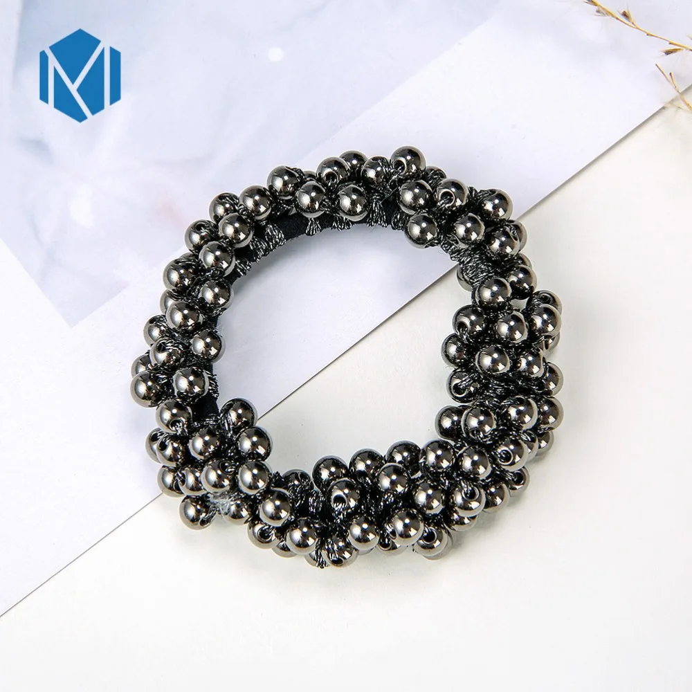 M MISM модные элегантные жемчужные резинки для волос, резинки для волос для женщин, резинки для волос, аксессуары для волос