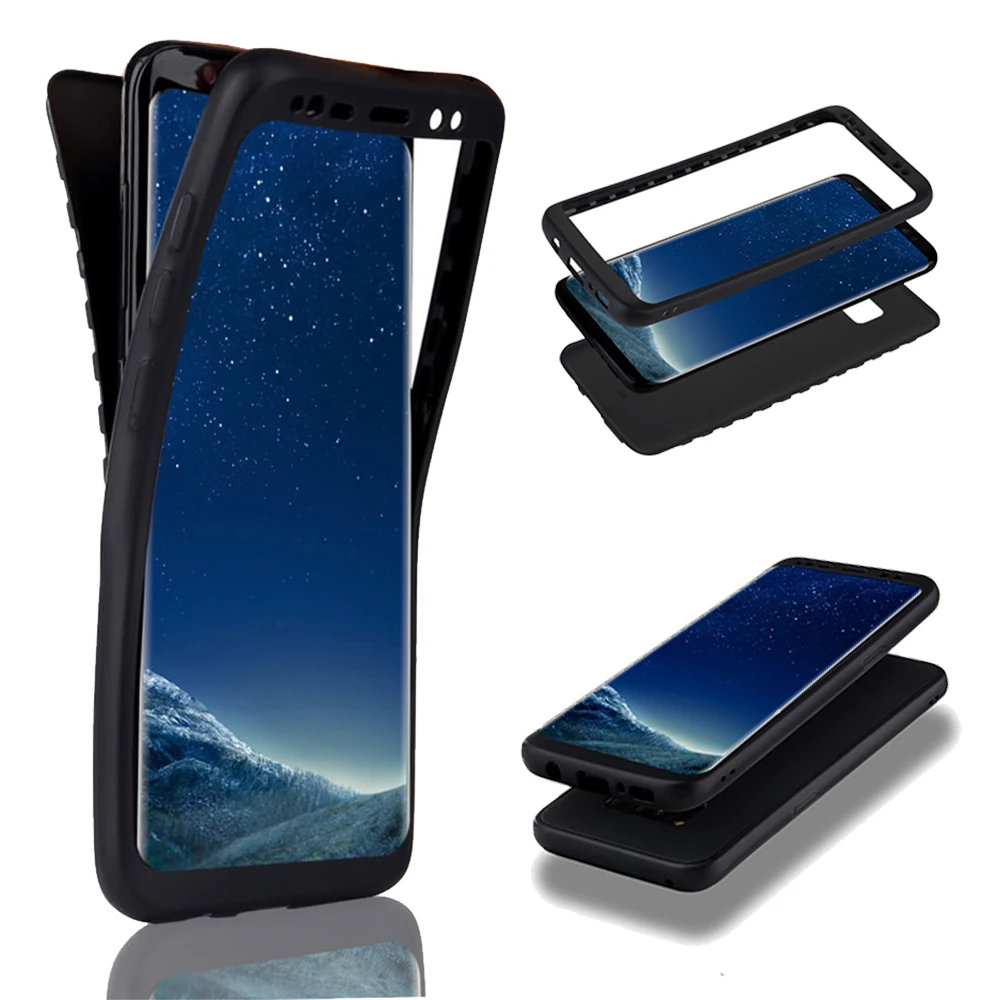 Полный защитный чехол для телефона Samsung Galaxy A8 2018 A7 A6 плюс J4 J6 ЕС A3 A5 2017 J3 2015 J5 2016 из