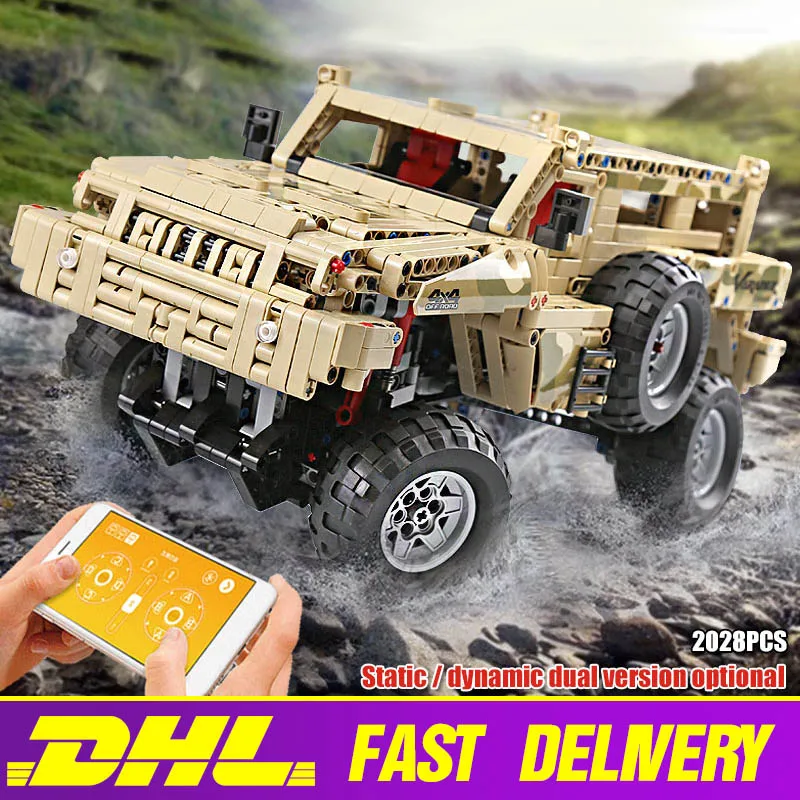 Приложение RC Technic Car Marauder Bricks Совместимо с Lepining 23007 Model Kit MOC 4731 строительные блоки