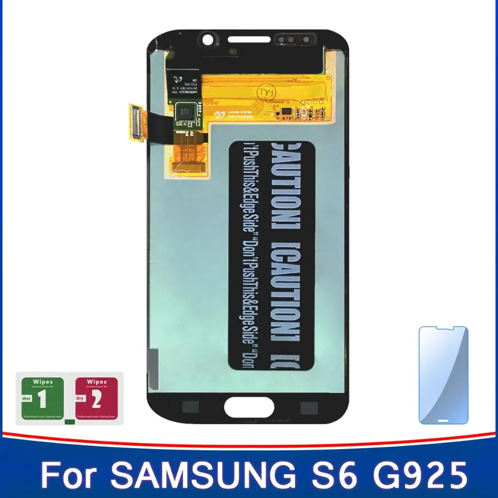 100% новый высококачественный ЖК дисплей для samsung Galaxy S6 Edge G925F G925A G925P сенсорный