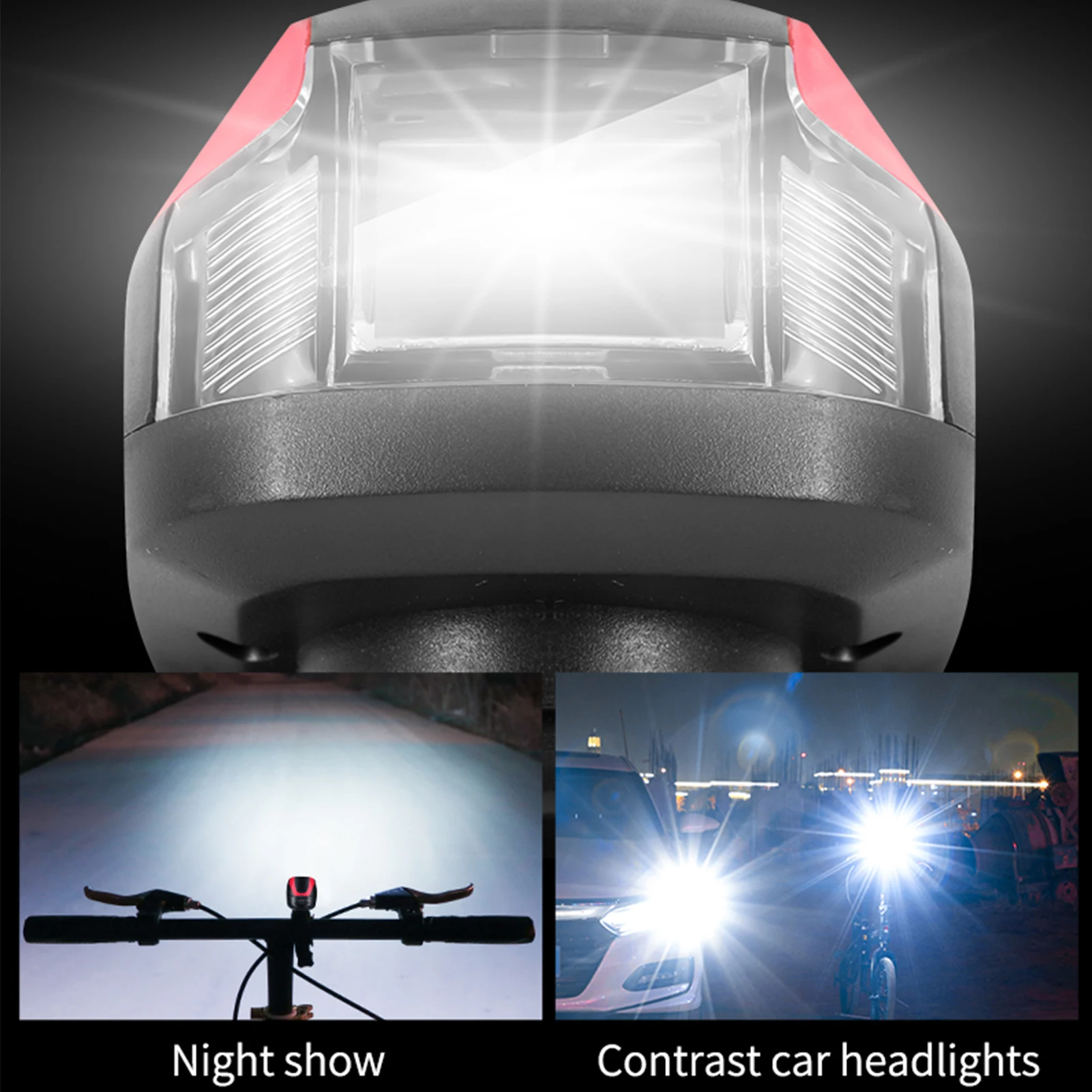 

Bike Light Waterproof Bicycle Headlight USB Rechargeable Outdoor MTB Bicycle Lamp With Power Bank Headlight Bike Accessories