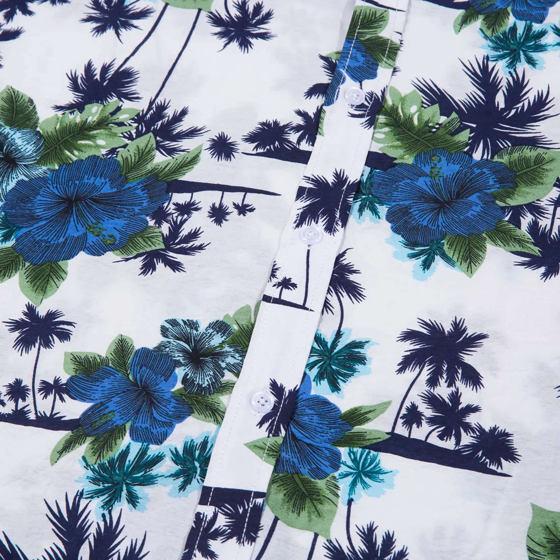 Мужские Гавайские рубашки из 100% хлопка мужские повседневные пляжные с принтом