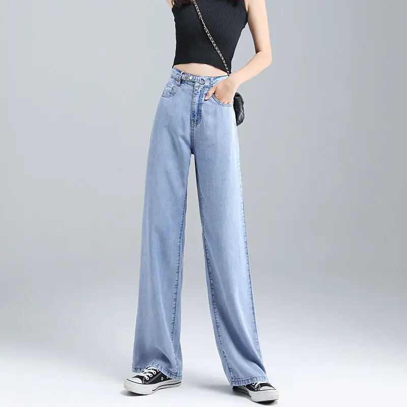 

Женские тонкие джинсы, синие и черные джинсы с эластичной талией, женские брюки с рельефной талией