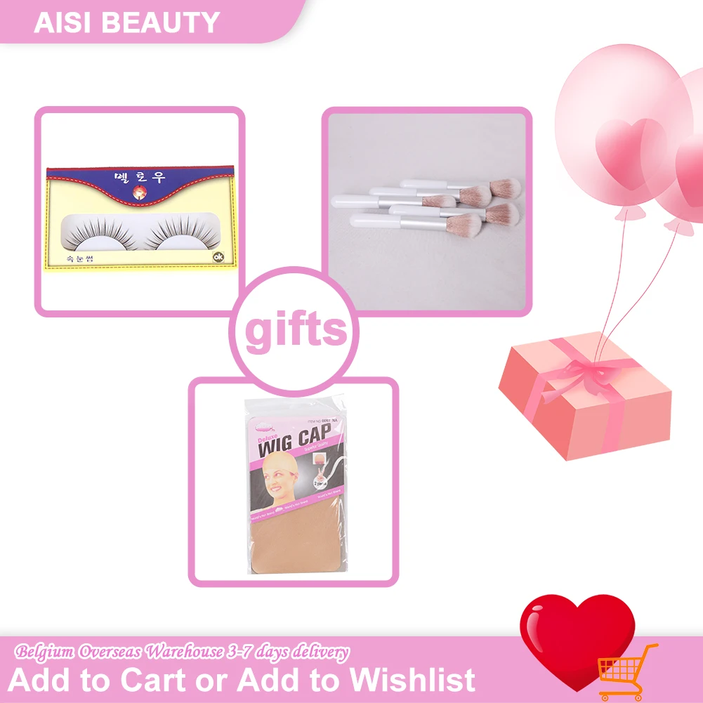 AISI BEAUTY длинные волнистые синтетические парики для женщин черные средняя часть