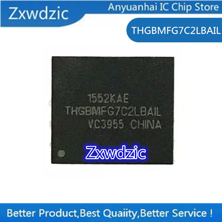 

1pcs 100% New Original THGBMFG7C2LBAIL BGA 16GB EMMC Memory Chip