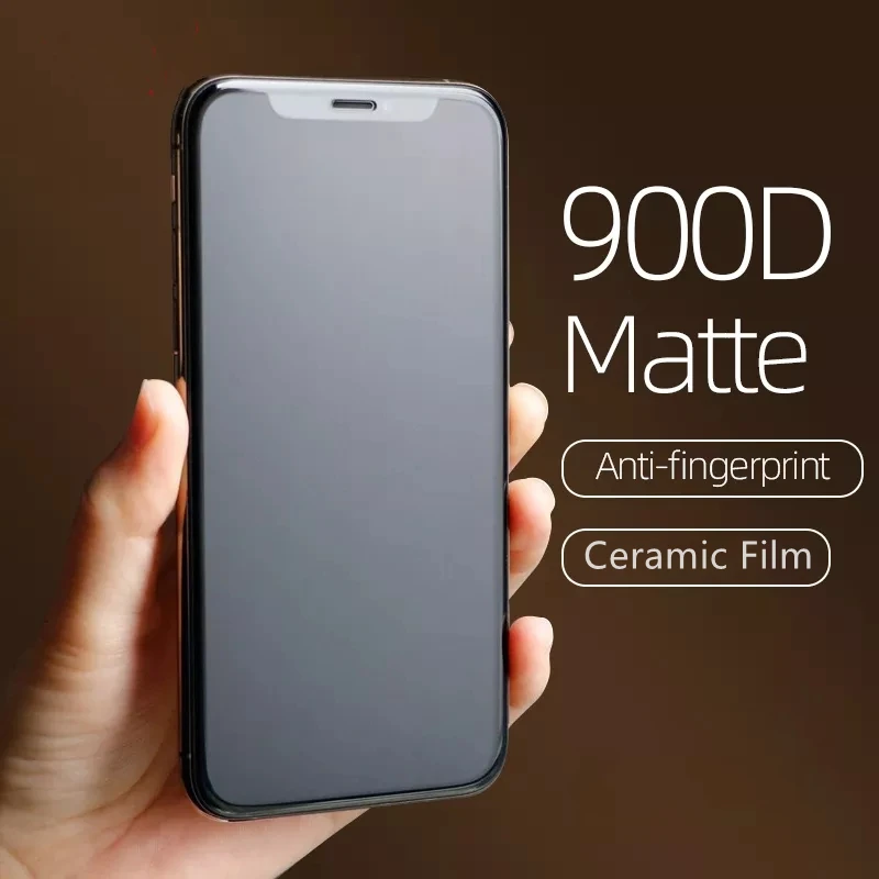 

For iPhone 13 Pro MAX Screen Protectors For iPhone 12 11 Pro Mini X XR XS Max 6 7 8 Plus SE20 13ProMax Matte Soft Ceramic Film