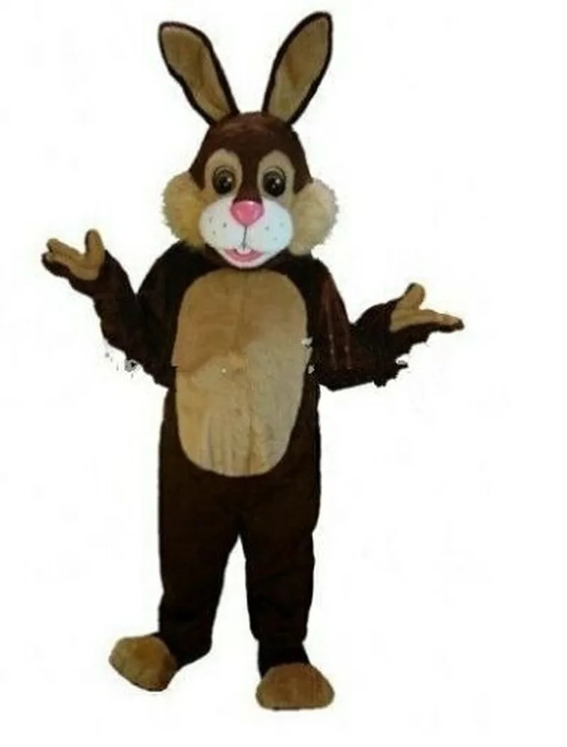 

Brown Rabbit Adult Mascot Costume Suits Cosplay Party Carnival Christmas Adults Hot Interesting Funny Cartoon Character Clothing