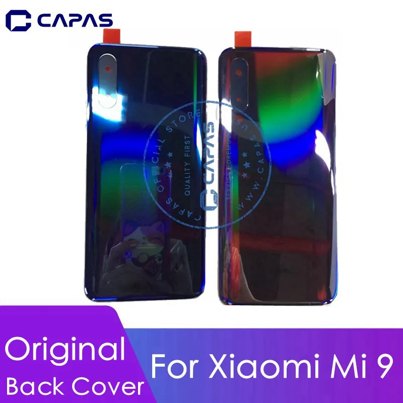 Оригинальная задняя крышка батарейного отсека для Xiaomi Mi 9 стекло + пластик