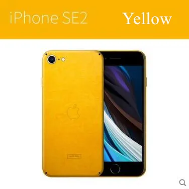 

For iphone se 2 case Genuine leather.Paste 360 degree sticker leather for iphone se 2 sticker style case