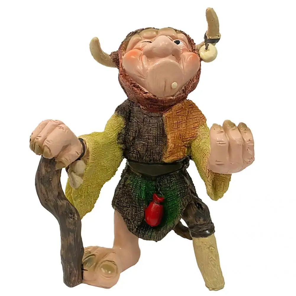 

Delicate Great Garden Gnome Outdoor Halloween Decorations Exquisite Workmanship Garden Gnome Widely Applied for Patio