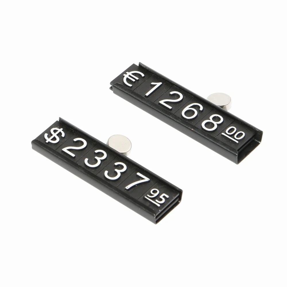 

Mini Magnetic Clothing Price Digital Cubes Combined Arabic Numerals Signs Dollar Yen Rmb Euro Currency Symbol Pricing Cube
