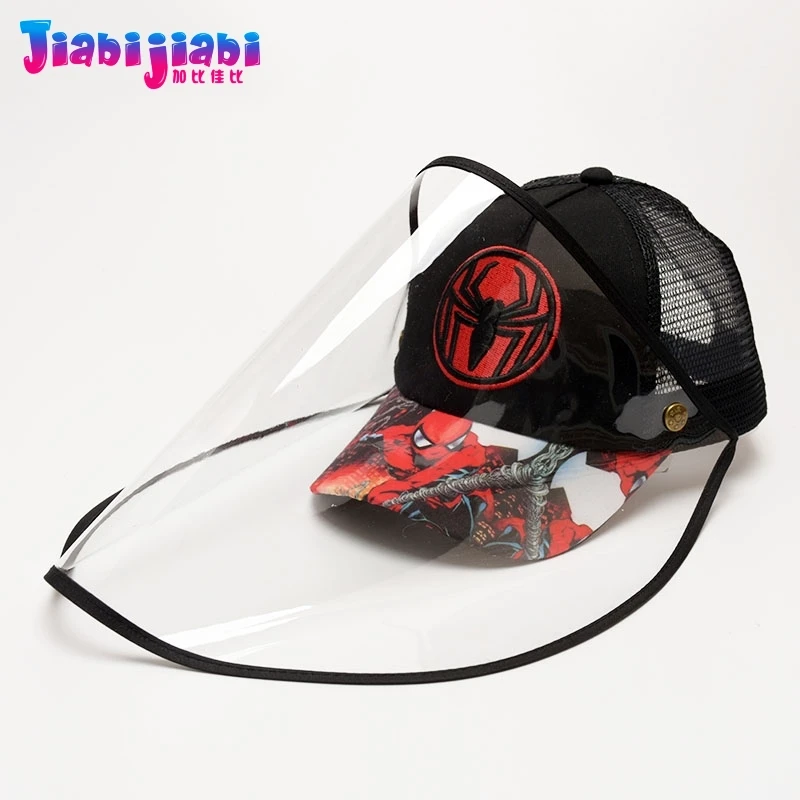 Летняя детская шапка маска для противовирусного лица Защитная Прозрачная