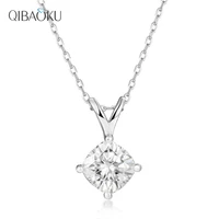 real 925 sterling silver necklace 66 moissanite wedding fine jewelry for women aaa zirconia pendant with long chains