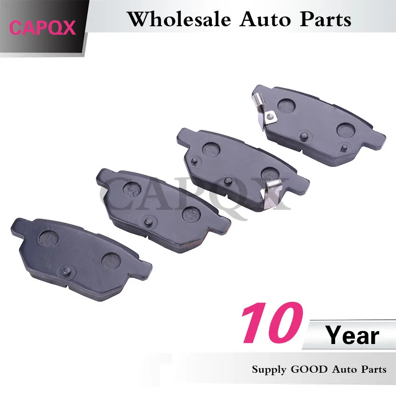 Комплект передних и задних дисковых тормозных колодок CAPQX 04466-12130 04465-02220 для YARIS AURIS