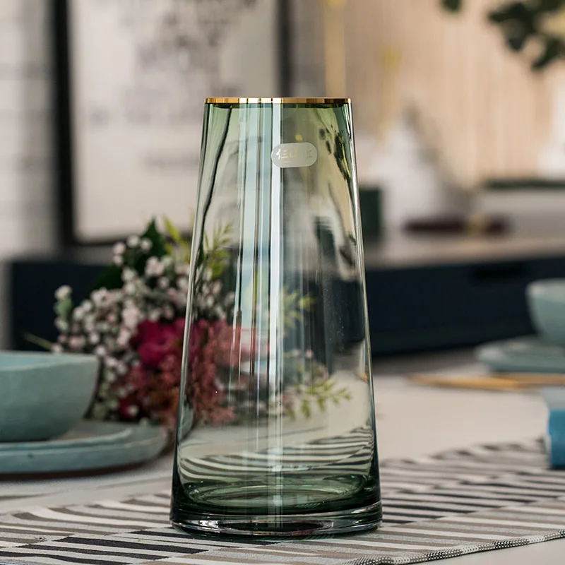 Современный минималистичный свет роскошное украшение для стеклянной вазы