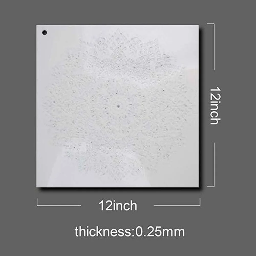 DIY ремесленные Многослойные трафареты для краски мандалы на деревянных стенах