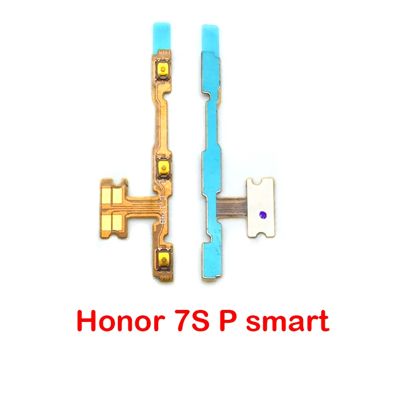 P Smart Для huawei honor 4C Pro 7S 6X 7X/6 7 plus/8 9 lite/honor 10/P Smart power On Off Key громкость вверх-вниз гибкий кабель боковой кнопки кабель - Цвет: P Smart