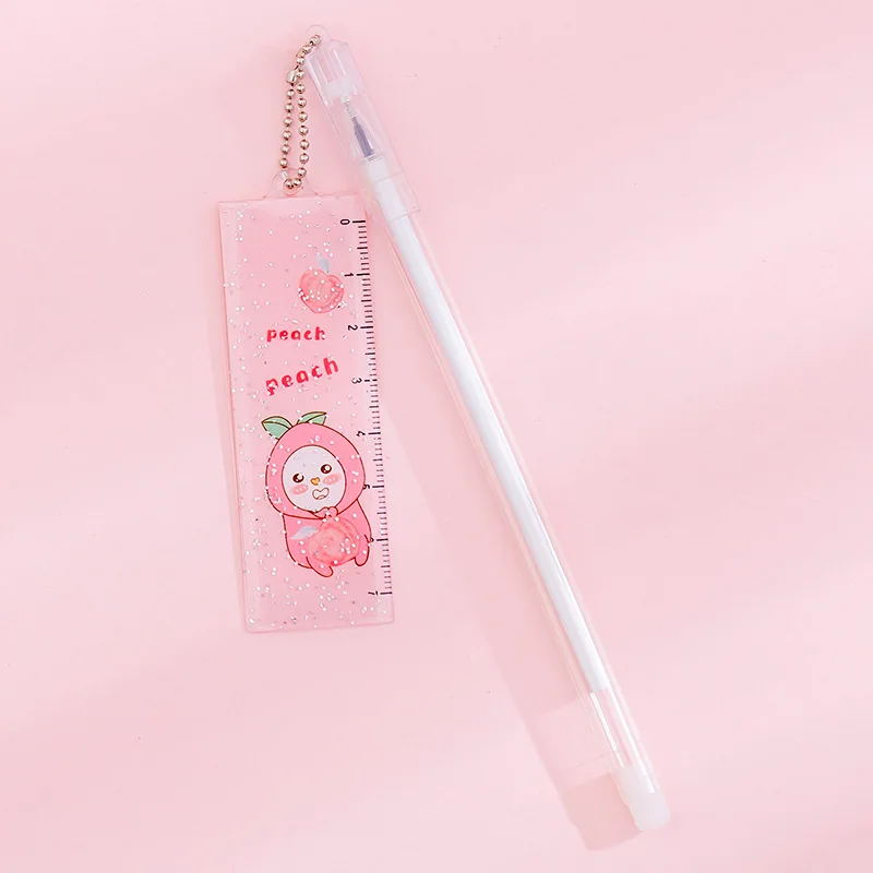 1 шт. линейка Kawaii Канцтовары новинка милые линейки студенческие мягкие