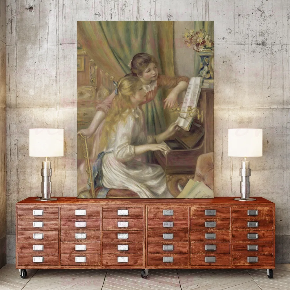 Пьер Огюст Ренуар Реплика Винтаж украшения дома для молодых девушек на