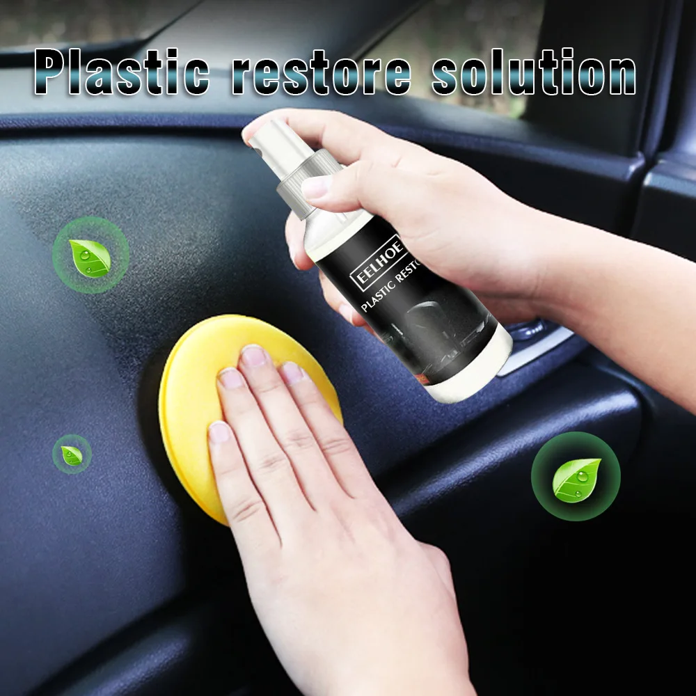 

1pc 30ml/100ml Multipurpose Plastic Parts Retreading Reducing Agent Wax Polisher Renovated Coating Paste Car Plastic Restorer