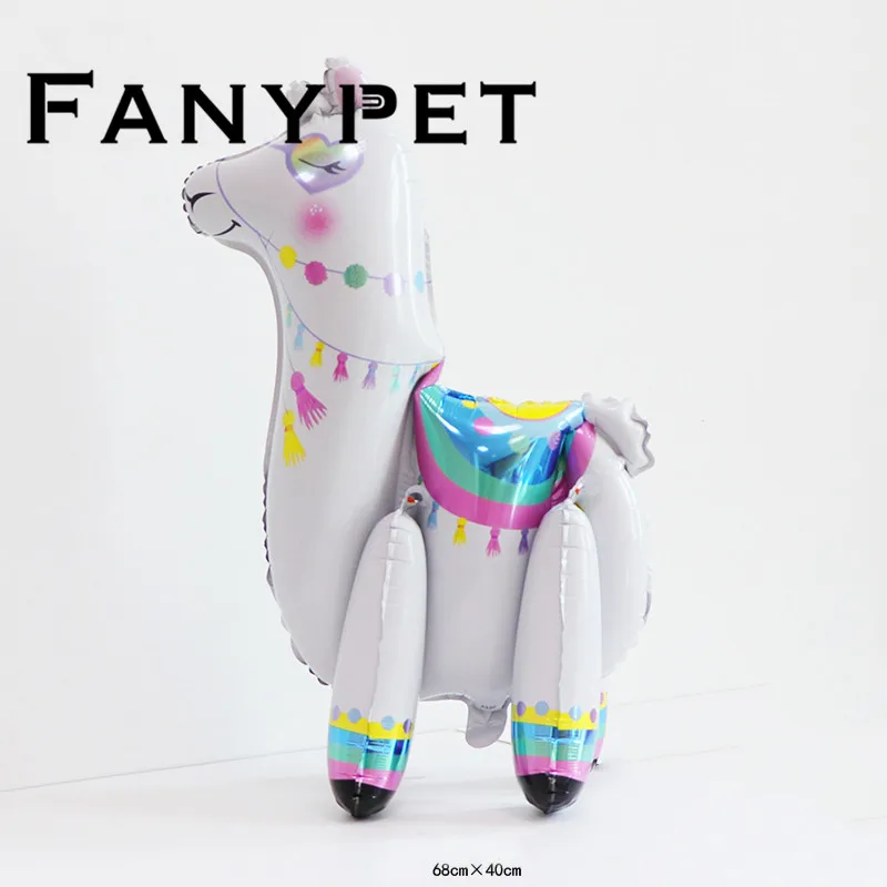 Новинка 3D сделай сам лама альпака фотошар украшение для детского дня рождения