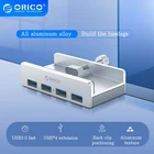 Концентратор ORICO MH4PU 4 USB 3,0 с блоком питания, высокоскоростное расширение, передача данных 5 Гбитс, подходит для аксессуаров для ноутбуков