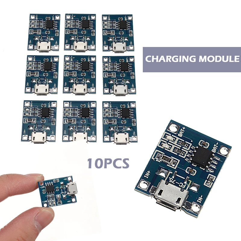 Mayitr 10 шт. плата аккумулятора с интерфейсом Micro USB TP4056 1A модуль зарядки литиевых