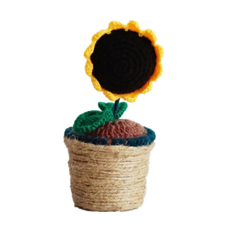 Подсолнух ручной работы детская мягкая плюшевая игрушка кукла милый спящий