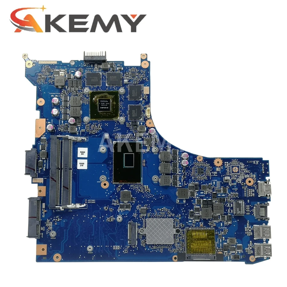 Günstig GL552VX REV. 2,0 Laptop Motherboard I5-6300HQ GTX950M Kostenloser Kabel Für ASUS ROG GL552VW GL552VX GL552V GL552VW Motherboard Test Ok