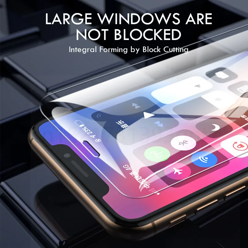 3PCS Full Cover Tempered Glass On For iPhone 11 8 7 6 6s plus Screen Protector 12 Pro X XS Max XR 5 5S SE 20Glass | Мобильные