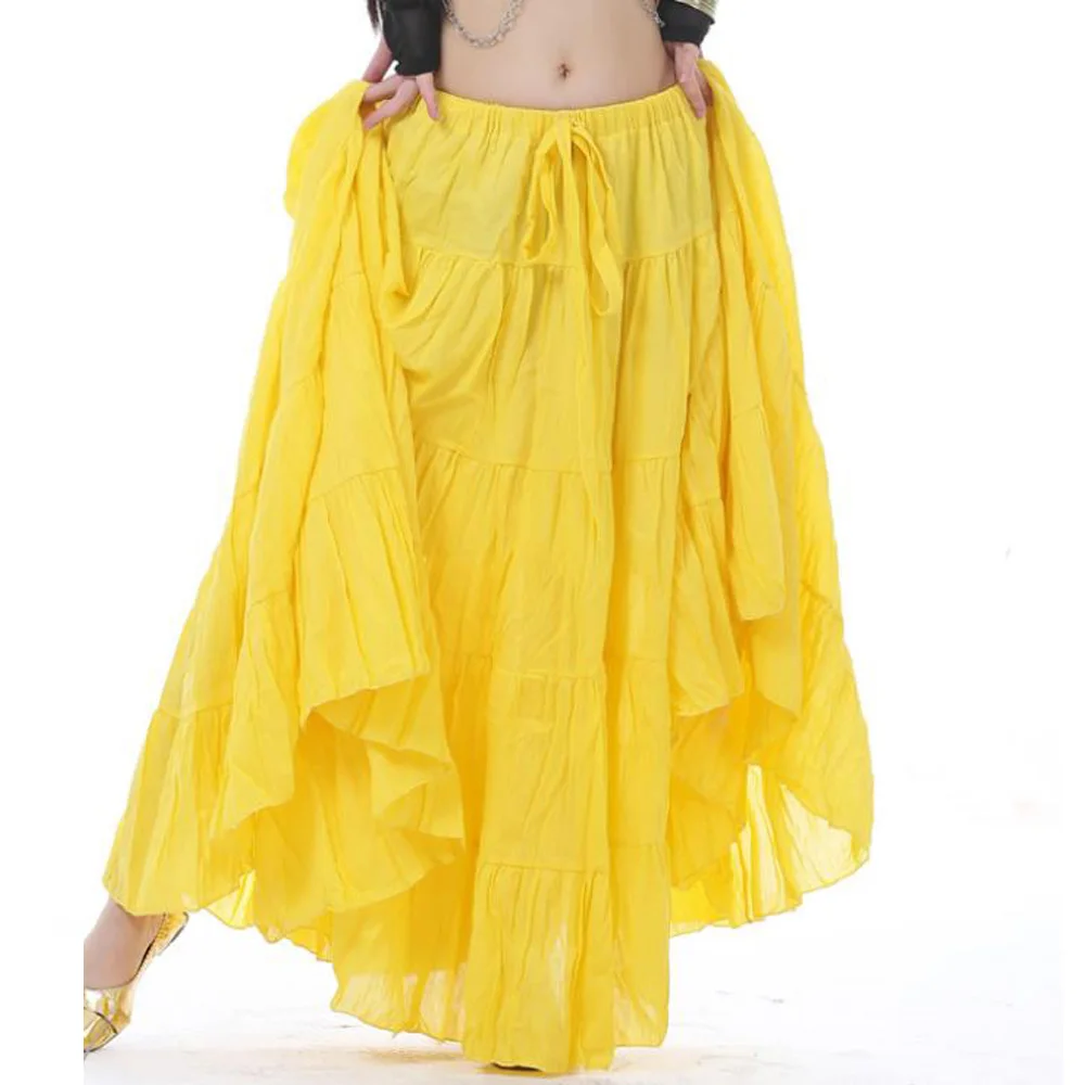 Gothic Steampunk Skirt Women 2021 Elastic Waist Cotton Linen Maxi Skirts Victorian Party Belly Dance Black Blue Green | Женская одежда