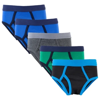 5 Pcs Pure Cotton Children Underwear Boys Panties Cute Kids Briefs Child Boy Pants 2-12 Years 1