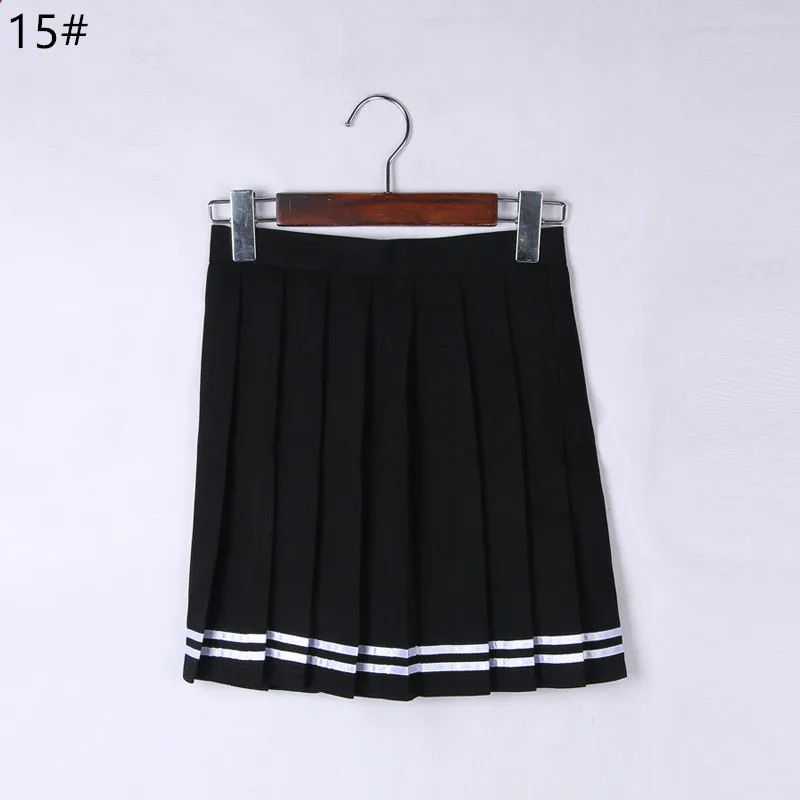

JK Uniform Skirt Large Size High Waist Pleated Skirt Sailor Dress COS Skirt Student Middle School Costume Uniform Skirt Girl 16