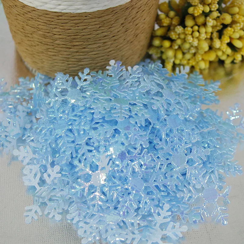 100 шт. искусственная Снежинка украшения Замороженные вечерние рождественские