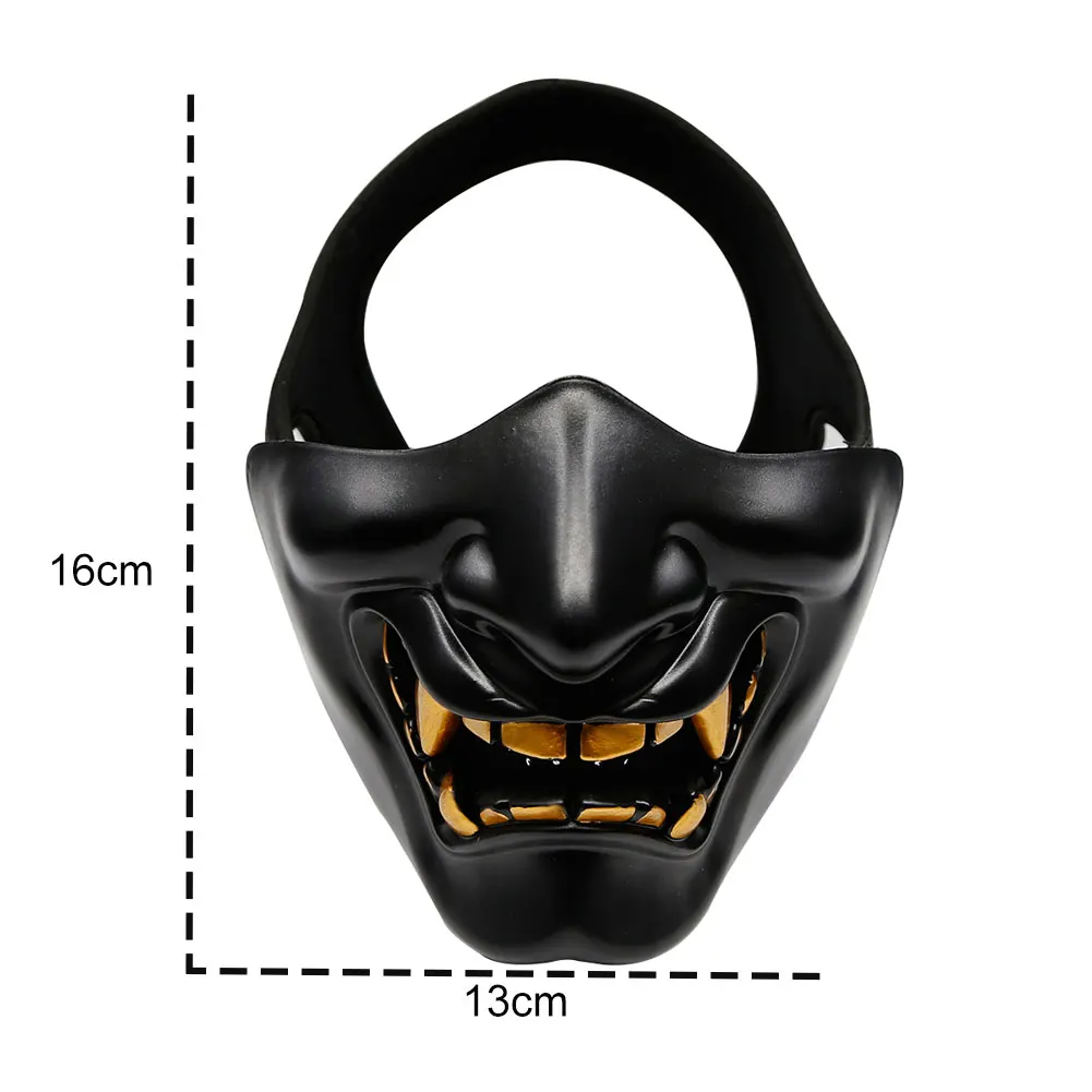 

WoSporT Halloween Toys Horrible Devil Party Masquerade Half Face Mask Toy Cosplay Props Stage Party Face Masks Accessories