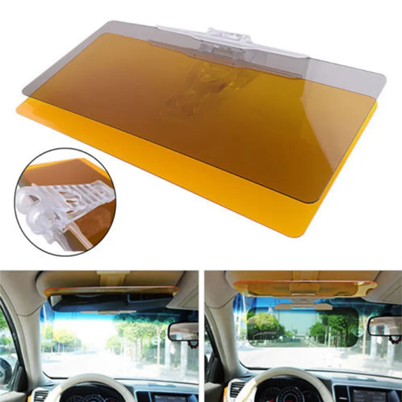 

1Pcs New Car Sun Visor Anti Sunlight Goggle Day Night Vision Driving Mirror UV Fold Flip Down Clear View Safety Visor