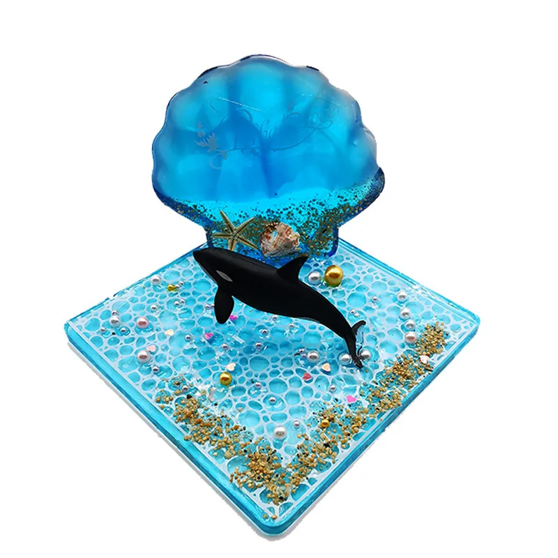 

Water Wave Clear Sheet for Epoxy Resin Jewelry Accessories Decor DIY Ocean Jellyfish Feather Films Filling