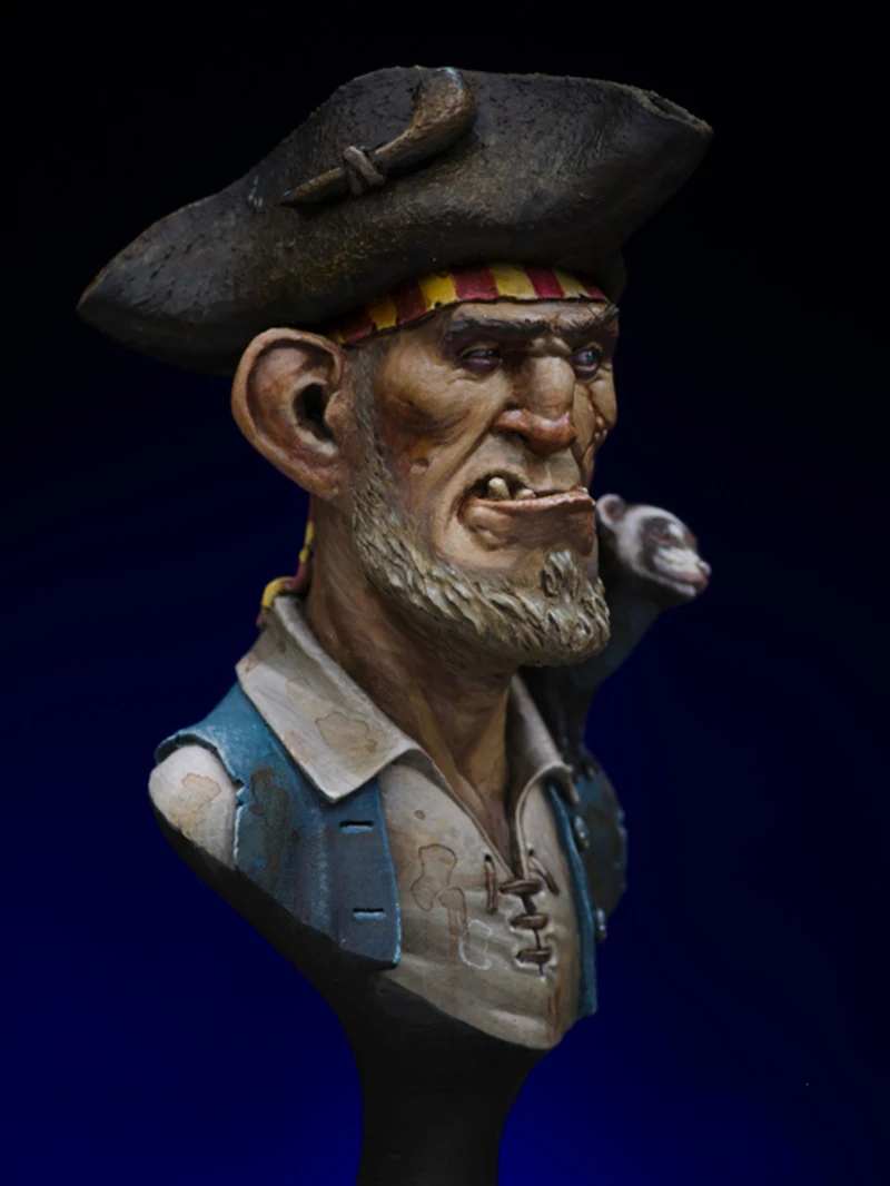 1/16 Смола Бюст модель комплект пират Неокрашенный XX98D | Игрушки и хобби