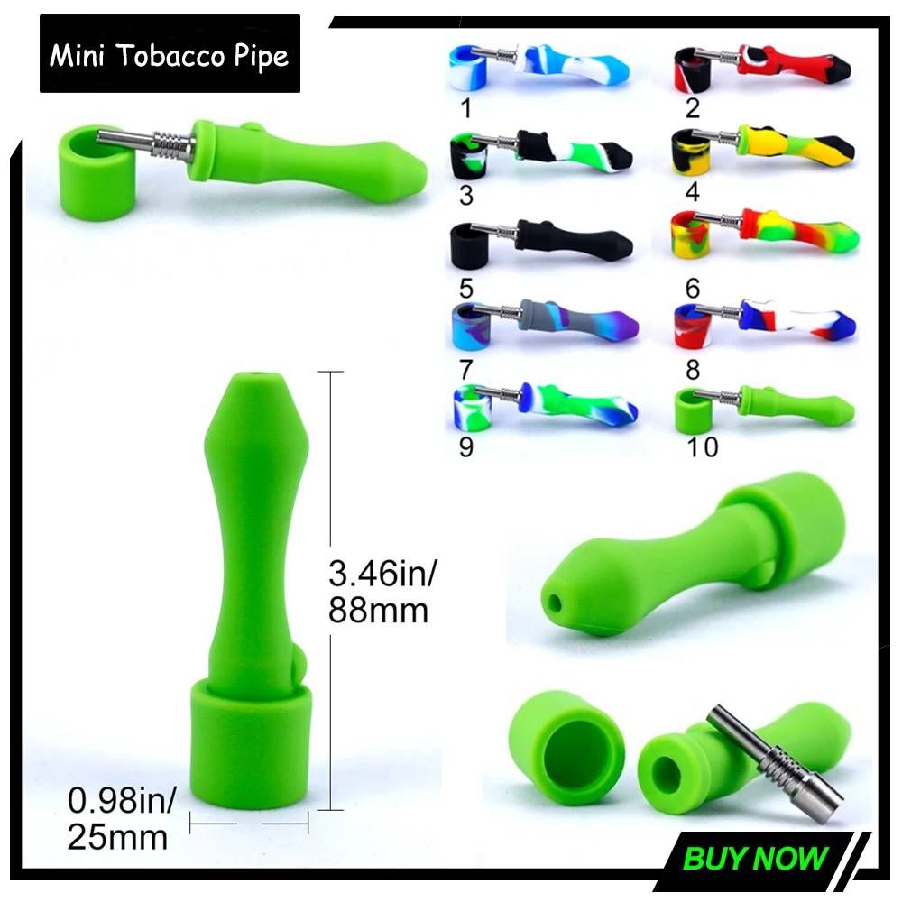 3 46 дюймовая портативная красочная титановая трубка для табака курительные
