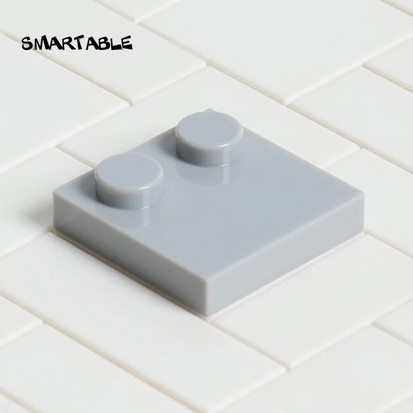 

Специальный конструктор Smartable Plate 2x2 с двумя шпильками, детали MOC, игрушки «сделай сам» для детей, совместимы с 33909 50 шт./компл.