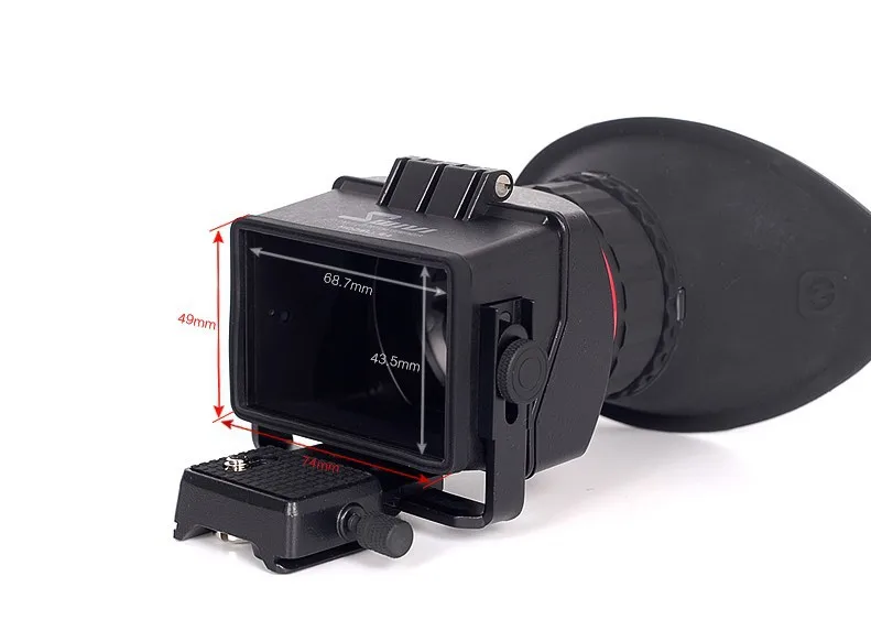 Видоискатель GGS Swivi S4 с ЖК-дисплеем 3 0x3 0 дюйма 16:9 для Sony a7 a7R a7S NEX-7 A6300 NEX-5R A6000 A5100 DSLR