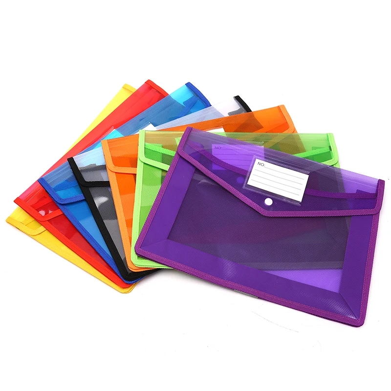 

A4 Transparent Lightweight File Bag Portable Waterproof Folder Document Holder