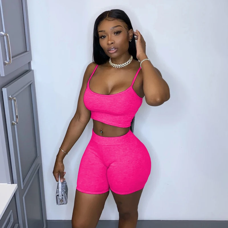 Сексуальный укороченный топ-шорты Milkmaid комплект из 2 предметов женские костюмы