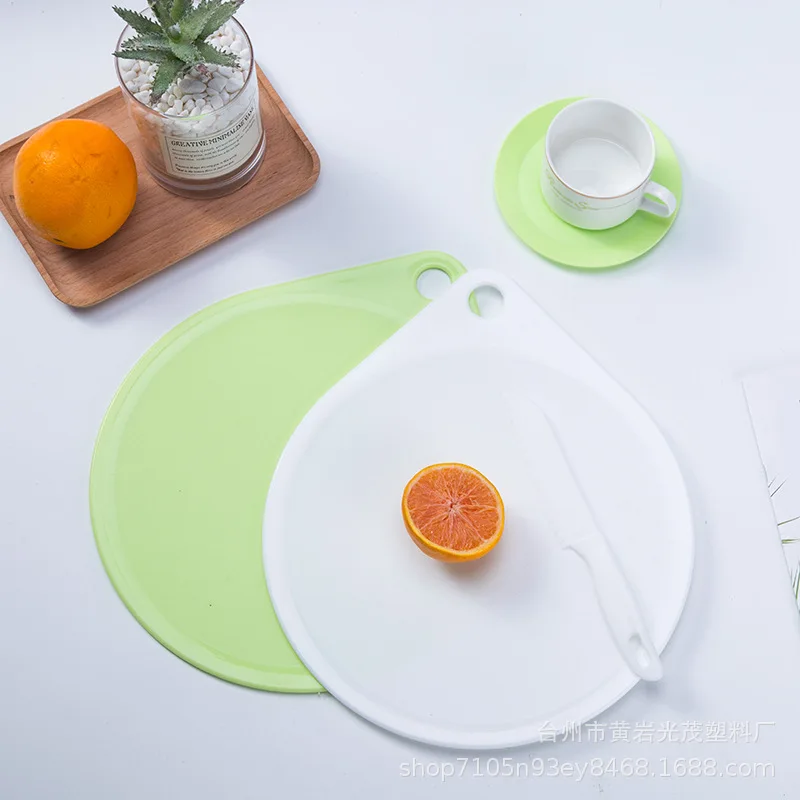 Набор кухонных ножей круглая Нескользящая плотная доска для овощей безопасный