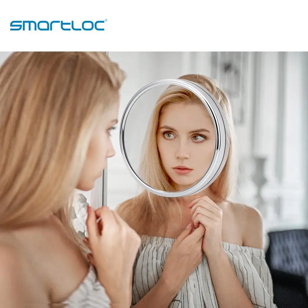 Присоска smartloc настенная с увеличением 20 см и 5 кратным увеличением|Зеркала для