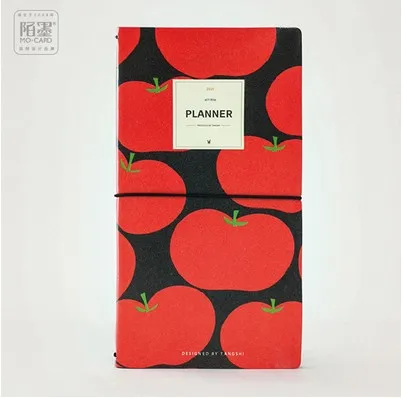 Винтажный блокнот-планировщик, 60 листов, креативные тенденции, кожаная книга, дневник, офисные школьные принадлежности, подарок - Цвет: Jiyou