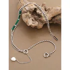 Ожерелье из натурального жемчуга, женское короткое ожерелье, очаровательное ювелирное изделие ручной работы, Рождественский подарок девушке