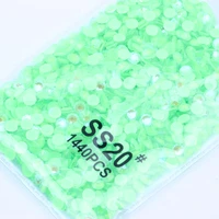 new luminous strass bling fluorescent flatback glass rhinestone fluorescent green ab color diy nail jewelry decorations