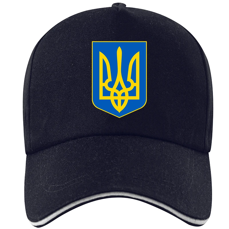 UKRAINE Baseball cap diy free custom made name number ukr Sun hat nation flag ukrainian country ukrayina photo logo print  CAP