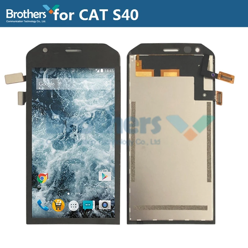 ЖК-дисплей для CAT S40, ЖК-экран для CAT S40, ЖК-дисплей в сборе, сенсорный экран, дигитайзер, замена телефона, ремонтная деталь, протестированная работа